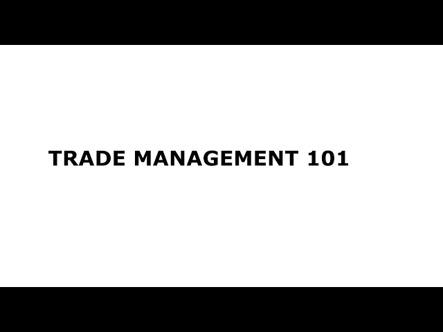 TRADE MANAGEMENT SIMPLIFIED! |Stop letting your winning trade turn losers!