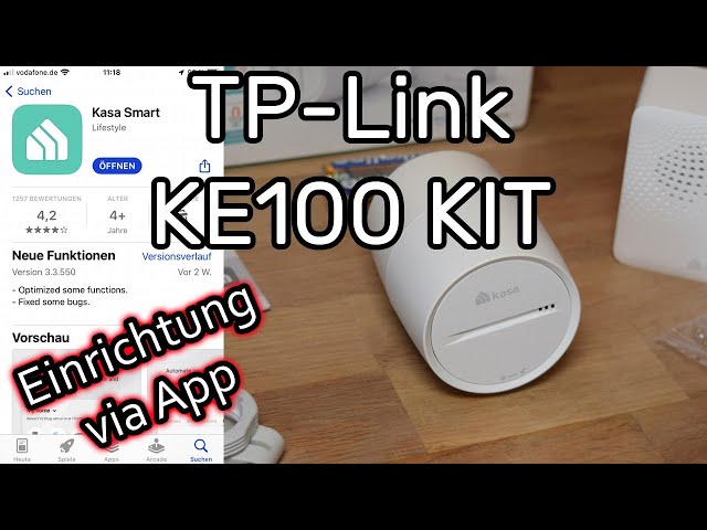 TP-Link KE100 KIT intelligentes Heizkörperthermostat Starter Kit einrichten und mit WLAN verbinden