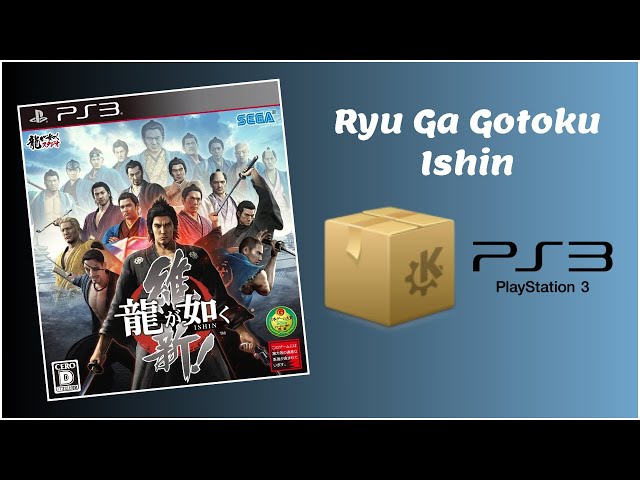 Ryu Ga Gotoku Ishin PKG PS3