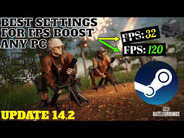 PUBG fps boost PUBG: SEASON 12 UPDATE! (14.2) - Increase FPS - FOR ANY PC - ✅*NEW UPDATE*