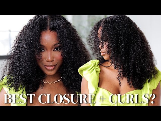 Largest Closure Ever! 9*6 Glueless Lace With Juicy Kinky Curls In High Definition 3d!