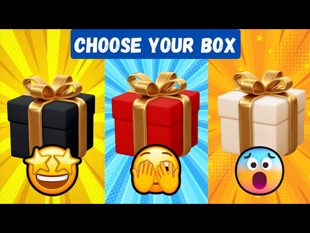 Unboxing Surprise: Choose Your Gift Box Challenge 🎁✨ #pickonekickone #wouldyourather #pickonequiz