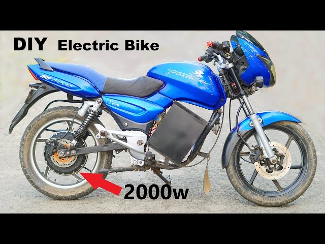 How to Make Electric Bike With 2000W Hub Motor 70 Km/h