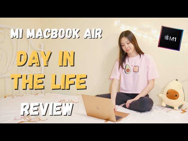 DAY IN THE LIFE WITH M1 MACBOOK AIR | Review From a Student's Perspective