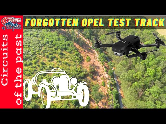 Exploring Abandoned Opel-Rennbahn - Drone Flight over Abandoned 1920's Opel Test Track