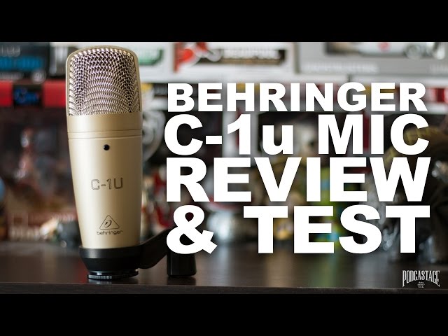 Behringer C-1u USB Microphone Review / Test