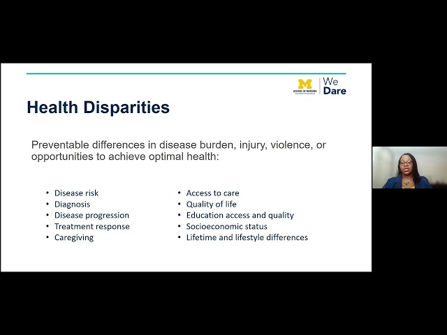 Health Disparities and the Older Adult: Why Race, Class and Region Matter
