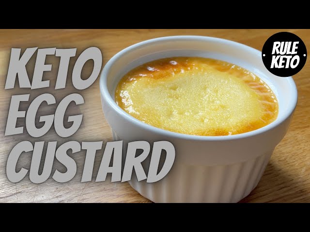 Keto Egg Custard Recipe | Only 4 Ingredients Quick Simple and Delicious