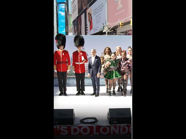 Bringing a taste of London to Times Square, NYC #LetsDoLondon #VisitLondon #Shorts