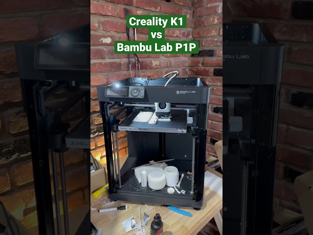 Bambu Lab vs Creality. P1P vs K1. Print tests