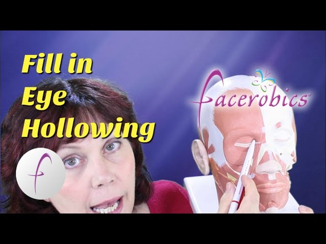Reverse Aging with Facial Exercises to Reduce Eye Hollowing Sunken Eyes Dark Circles | FACEROBICS®