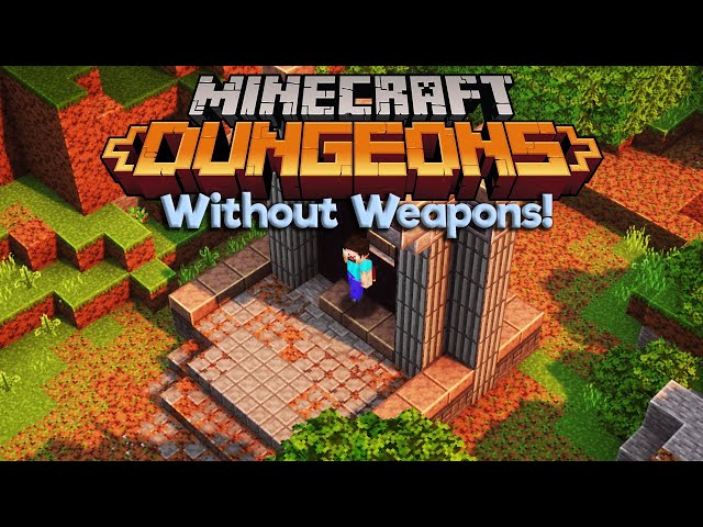 Defeating The Arch-Illager Without Weapons! ▫ Minecraft Dungeons: No Weapons Challenge