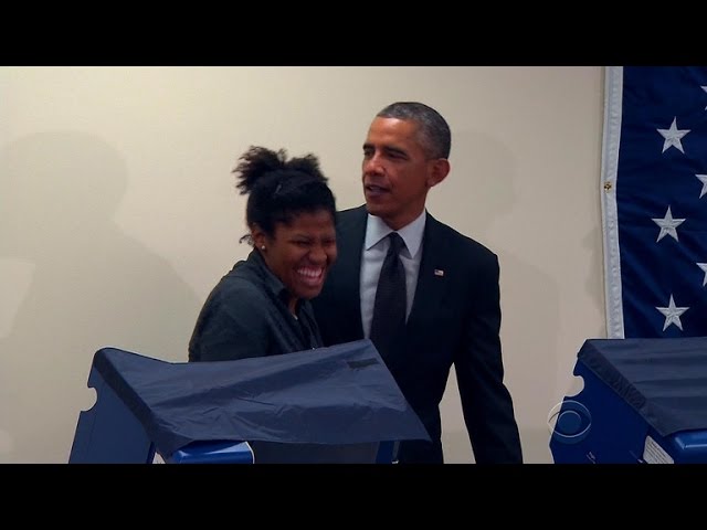 Chicago voter to Obama: "Don't touch my girlfriend"