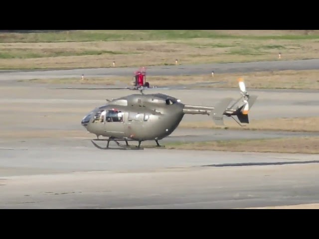 UH 72A Lakota Takeoff And Landing