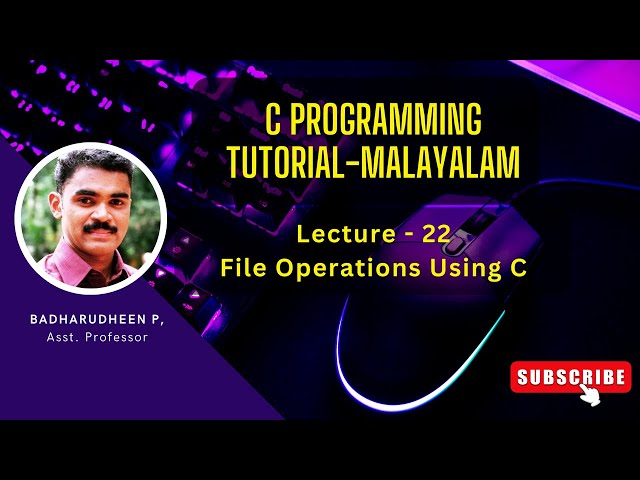 22 - File Operations Using C