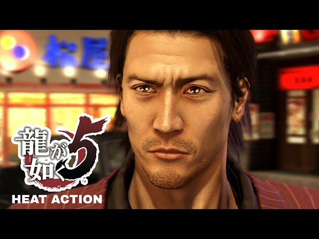 Yakuza 5 / Ryu Ga Gotoku 5 Heat Actions Compilation - Akiyama