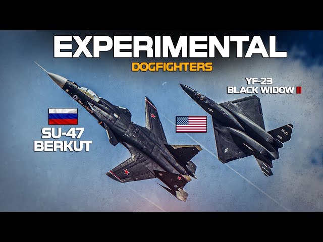 Experimental Advanced Dogfighters | Su-47 Berkut Vs YF-23 | Digital Combat Simulator | DCS |