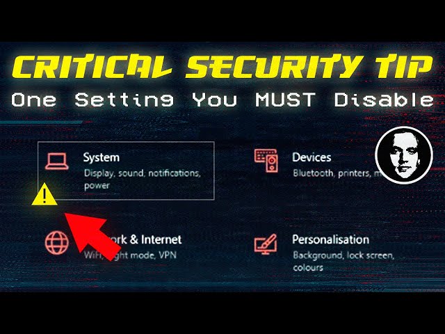 Critical Security Tip: One Setting You MUST Disable - Or You Computer Is Easy To Get Into