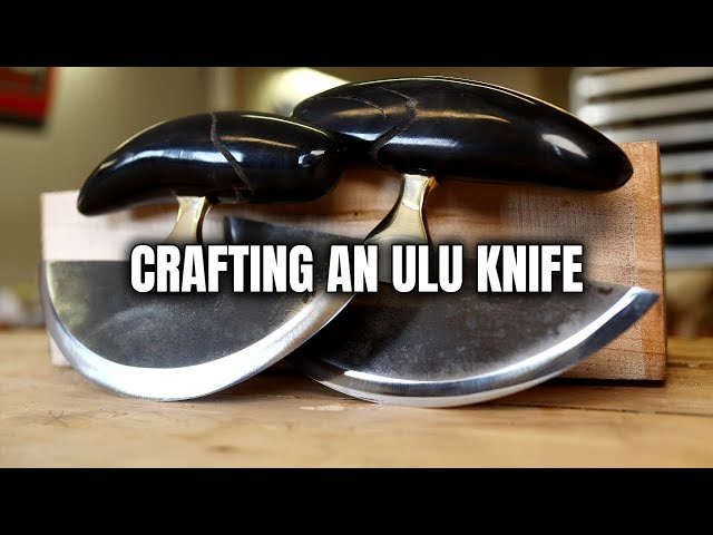 Handcrafted ULU Knives with Bison Horn!