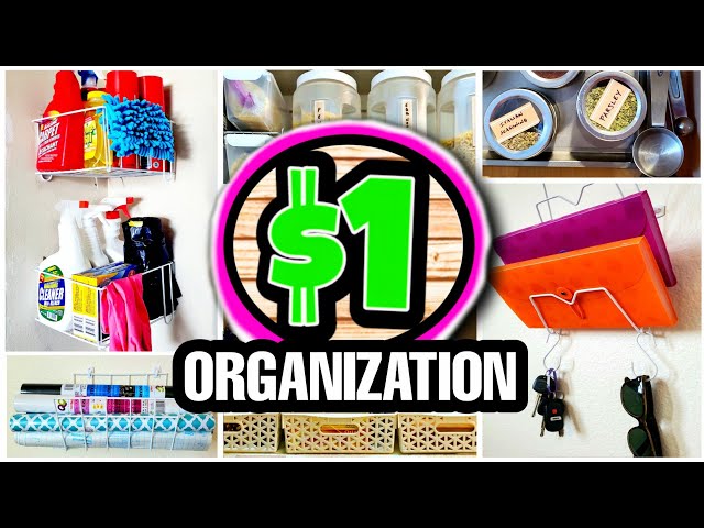 35 Dollar Store Organization Hacks & Ideas (REAL LIFE HACK IDEAS you will actually use!)