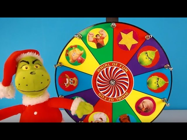 The Grinch Christmas Special PAW Patrol Spin The Wheel Challenge