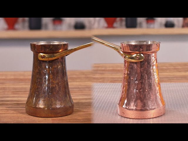 How to clean your Copper Turkish coffee pot