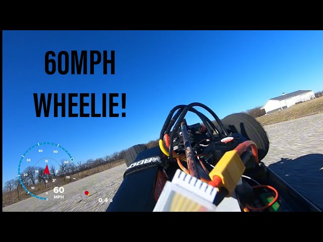 3d printed 60 mph rc car test