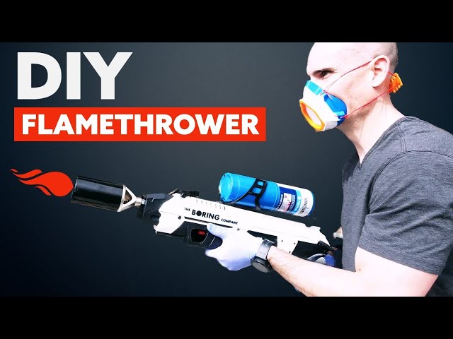 Ignite Your Creativity: Crafting Your Very Own Boring Company Flamethrower!