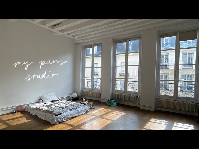 my paris studio (empty apartment tour)