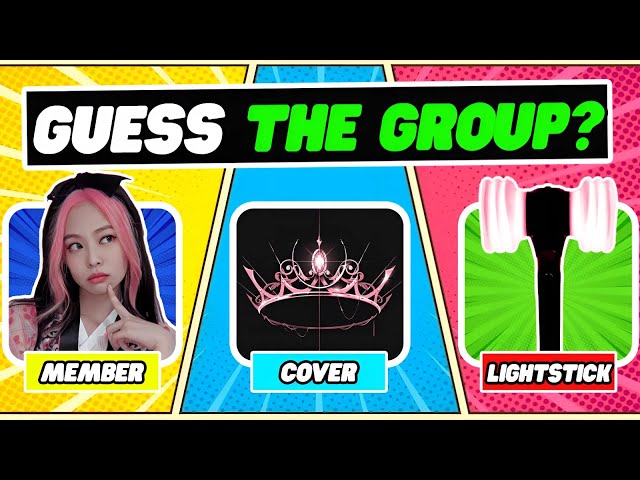 GUESS THE KPOP GROUP BY 3 CLUES 🎧🎵 | Black Pink, BTS, NewJeans, BabyMonster, ILLIT | QUIZ KPOP GAMES