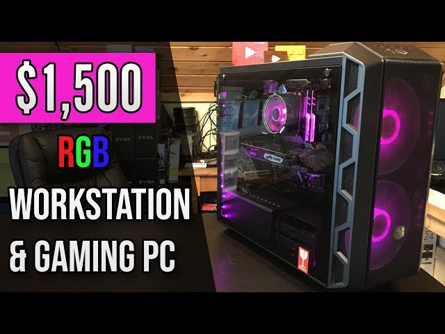 $1,500 ULTIMATE RGB AMD R7 2700x & RTX 2070 Gaming & Workstation PC Build [4K Sub Special]
