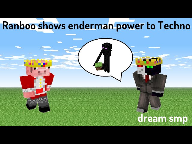 Technoblade ask Ranboo about him being an Enderman Dream SMP.
