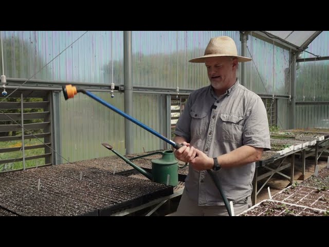 Watering Seedlings with Christof Bernau