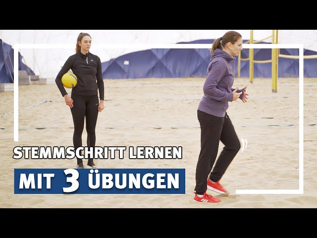 Stemmschritt im Beachvolleyball mit 3 Übungen lernen | Sport-Thieme