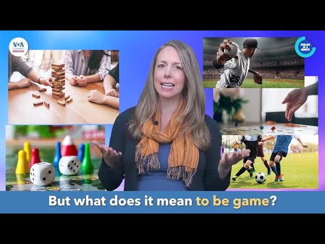 English in a Minute: To Be Game