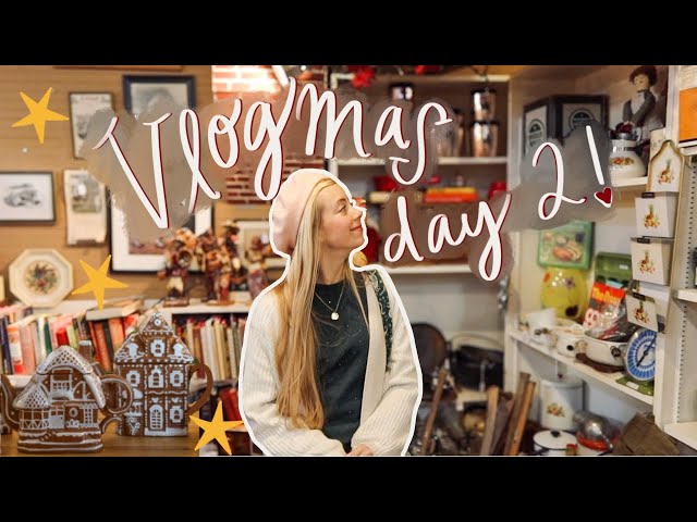 Ginger Bread House-making & Christmas Thrifting 🎄❤️✨ | VLOGMAS DAY 2