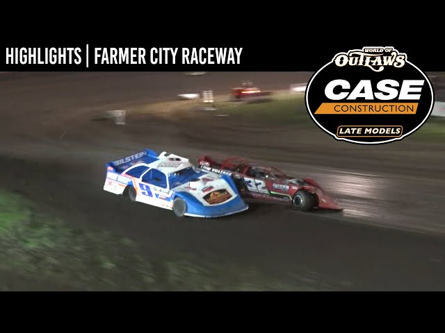 World of Outlaws CASE Construction Equipment Late Models | Illini 100 | April 12, 2024 | HIGHLIGHTS