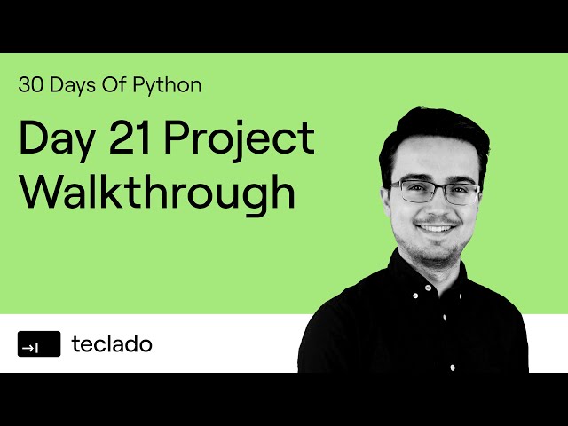 Day 21 Project - Python Charts with matplotlib and pyplot - 30 Days Of Python