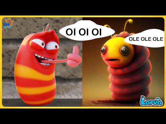 LARVA TUBA - Red Larva Oi Oi Oi Original VS Meme - Top 20 Red Yellow Pink Of Larva oi oi oi