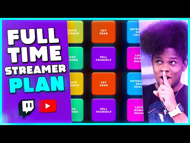 The Live Streaming PLAN to go FULL TIME - Twitch Youtube Facebook, etc...