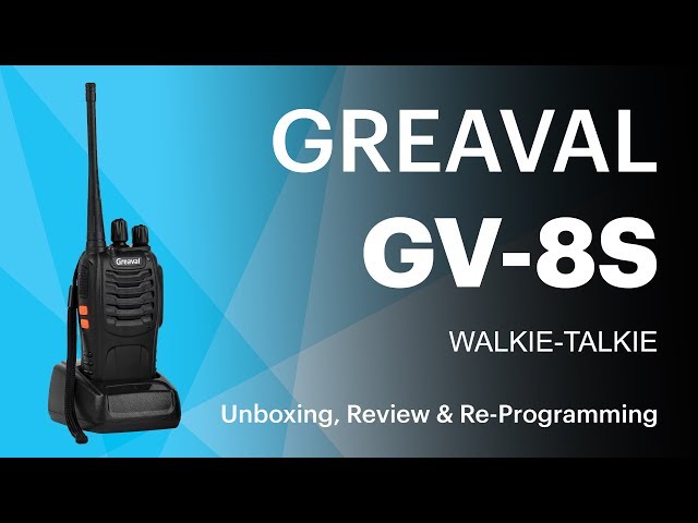 Lowest Price Walkie Talkie? - Greaval GV-8S Unboxing & Review