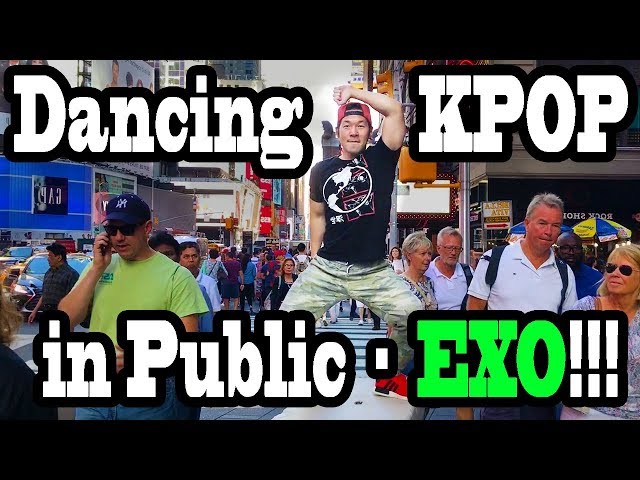 DANCING KPOP IN PUBLIC!! (EXO VERSION)