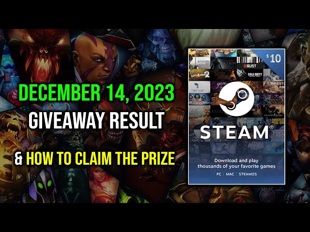 December 14, 2023 Giveaway Result & How to Claim the Prize For the Winner | Kryptonill