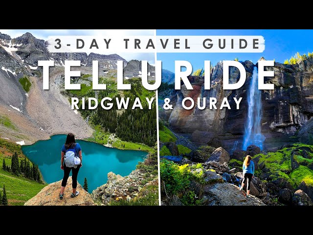 TELLURIDE, RIDGWAY & OURAY Colorado THREE DAY Travel Guide | BEST Things to DO, EAT & SEE