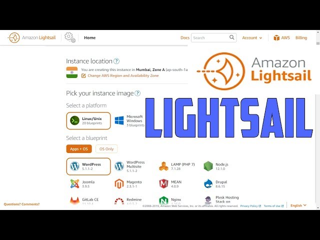 How to Host a Website on AWS Lightsail | Configure Lightsail Step By Step