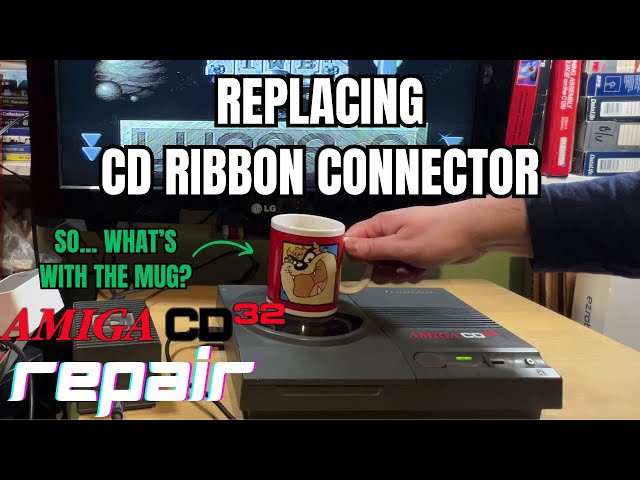 Commodore CD32 - Ribbon Cable Connector Repair