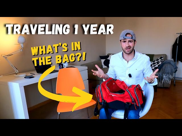 Unpack with Me! 1 Year Trip, Minimalist Backpacker (Nomatic 32L)