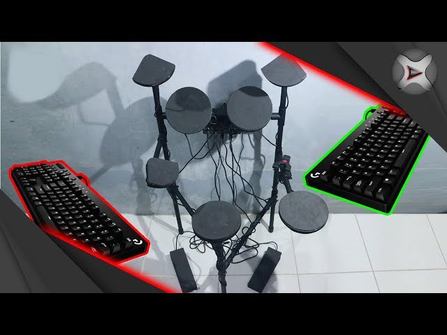 How to make an Electric Drums Using USB keyboard
