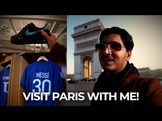Visiting the PSG Stadium and Nike Store in Paris! INSTA 360 ONE RS