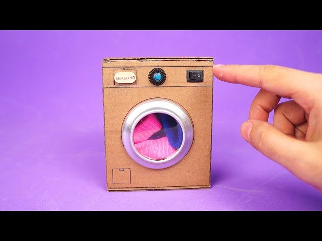 Amazing Mini Washing Machine - DIY Homemade